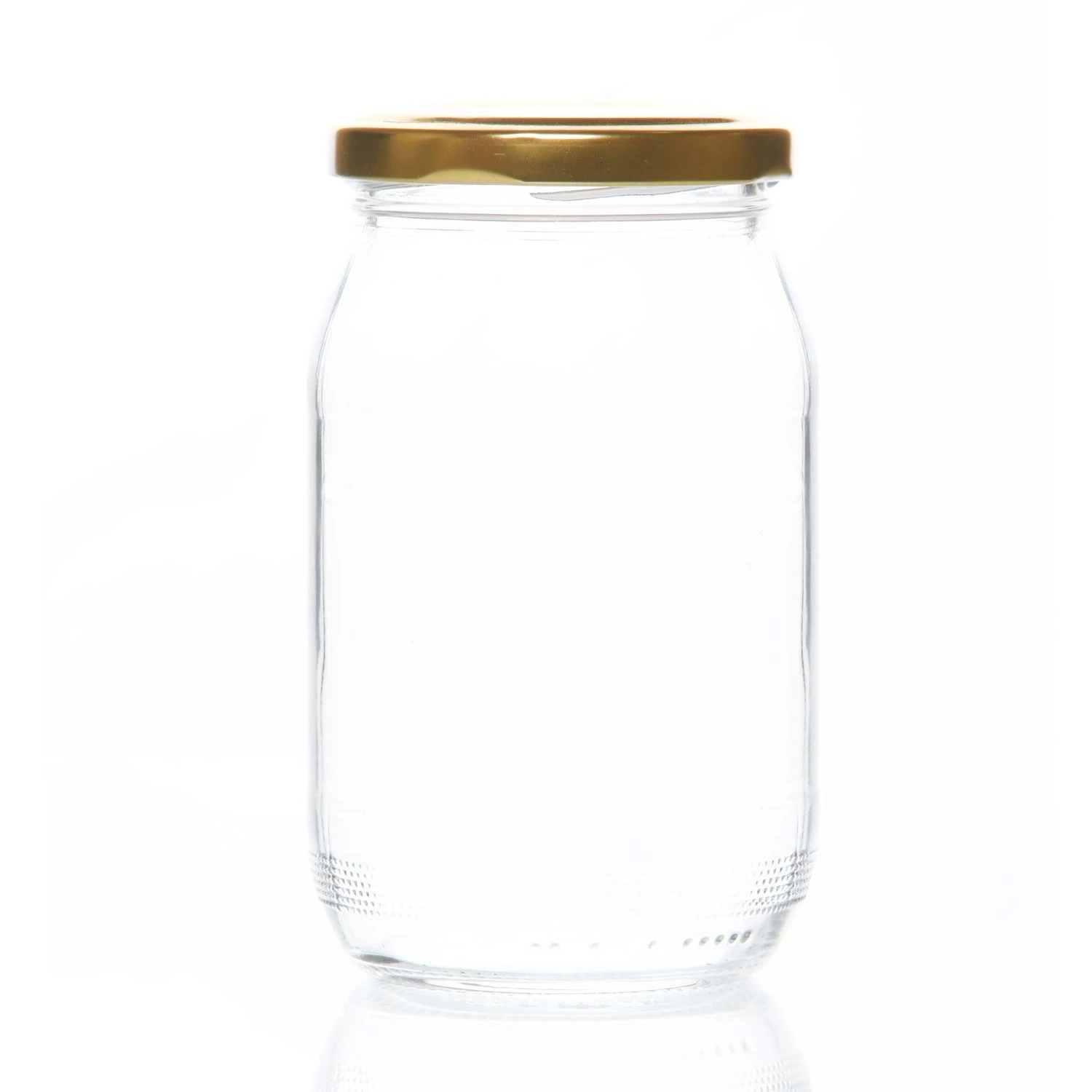 Anadolu Cam 1000ml Kavanoz Gold Kapaklı