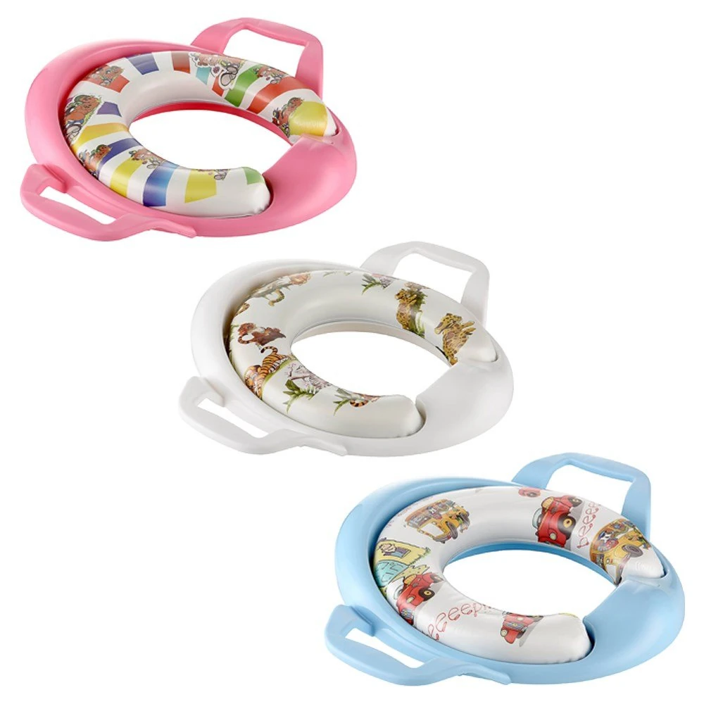 Klozet Kapağı Adaptörü Süngerli Tutmalı Çocuk  Lüx