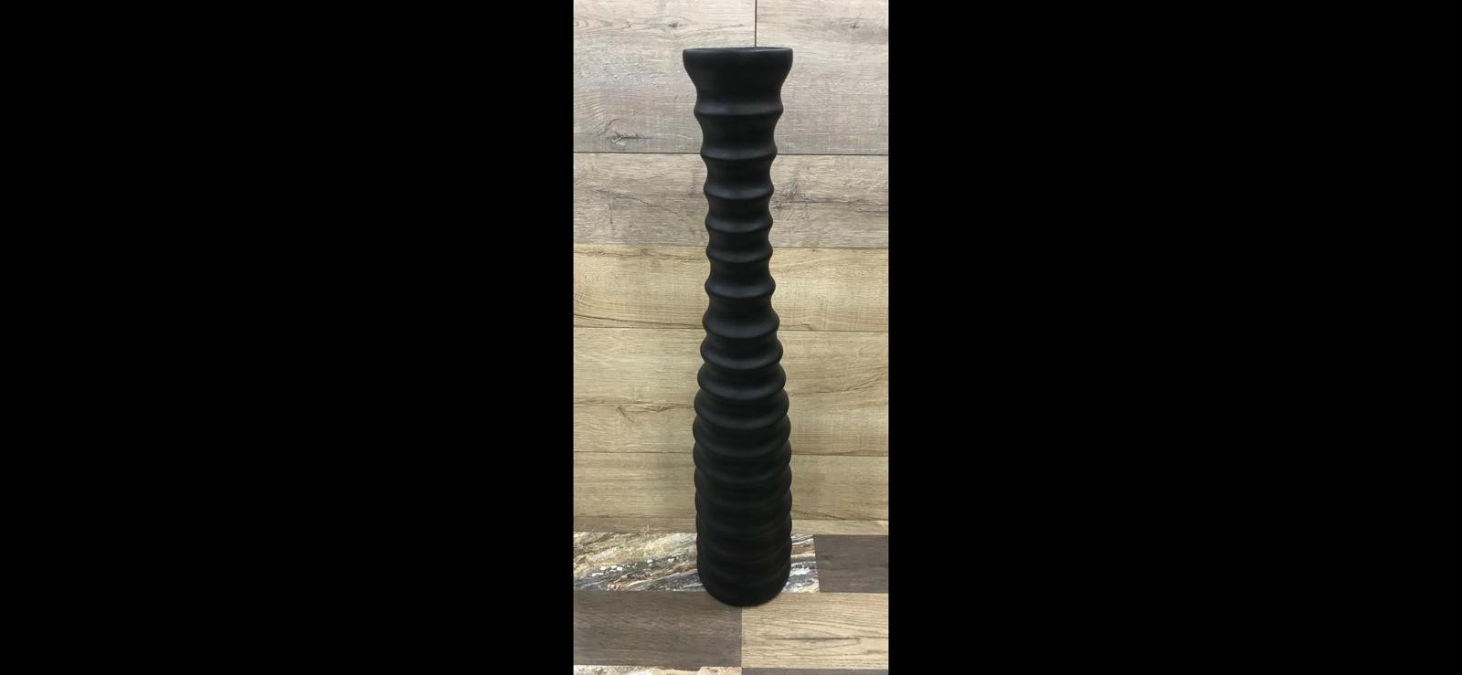 Vazo Spiral Siyah 80cm