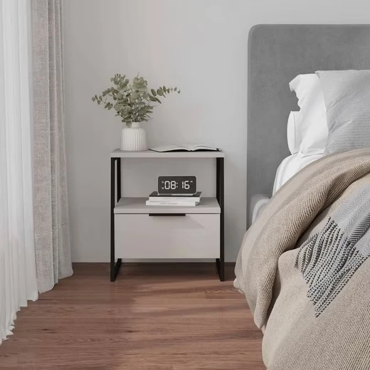 Komodin Pal  Çekmeceli Kum Taşı 50*45*40cm