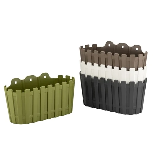 Akasya Duvar Saksı 3,5Lt Y.Yeşili