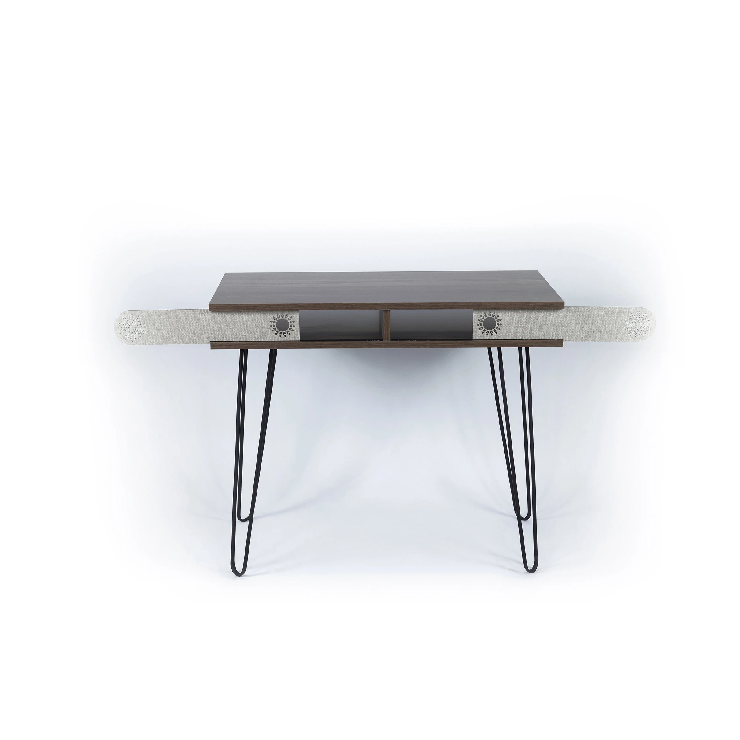 Masa Illia No.2 Ceviz-Siyah