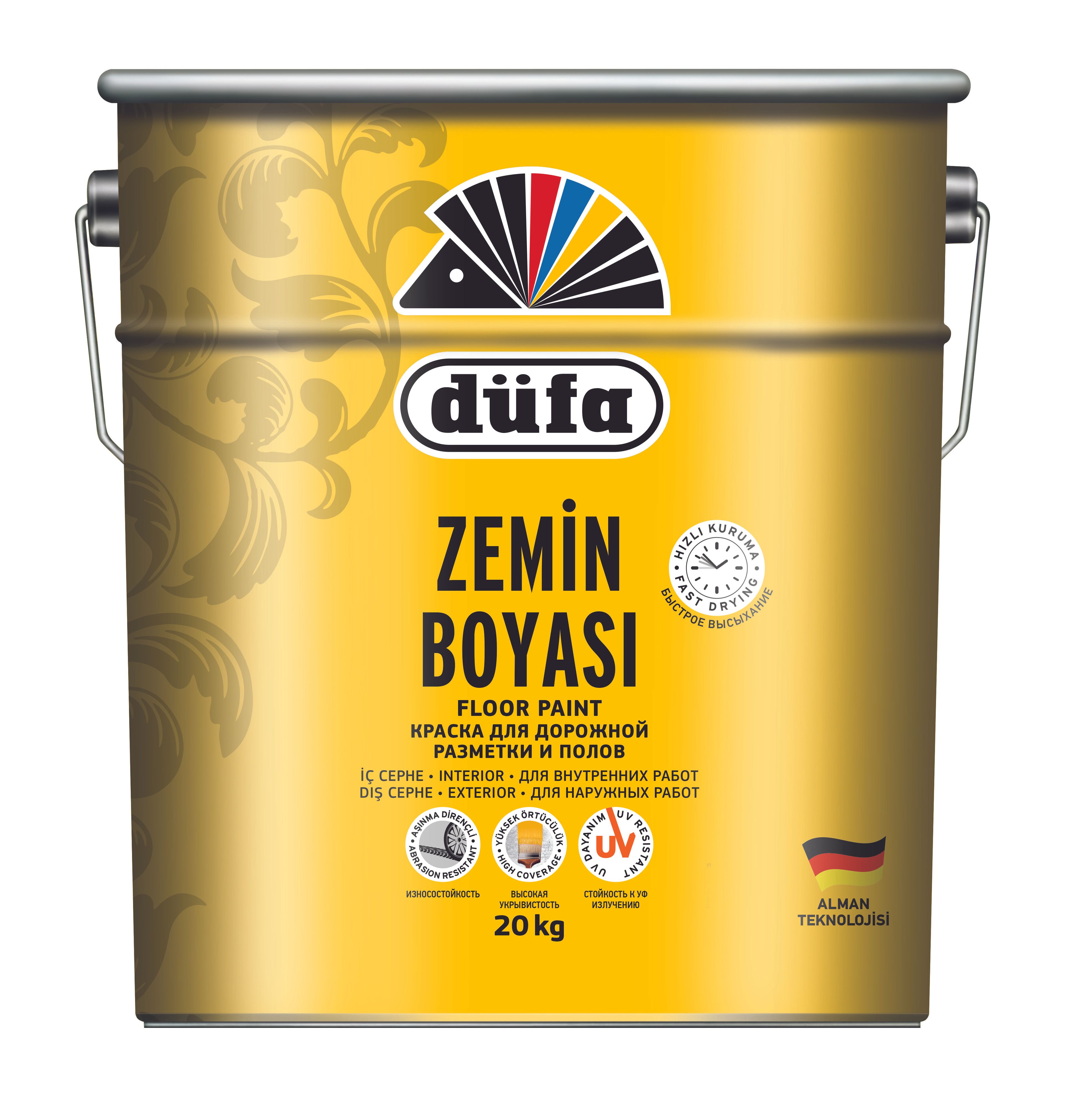Düfa Zemin Boyası GRİ 20kg 7035