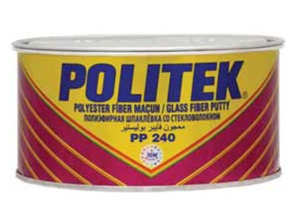 Polyester Fiber Macun Gri 1KG.