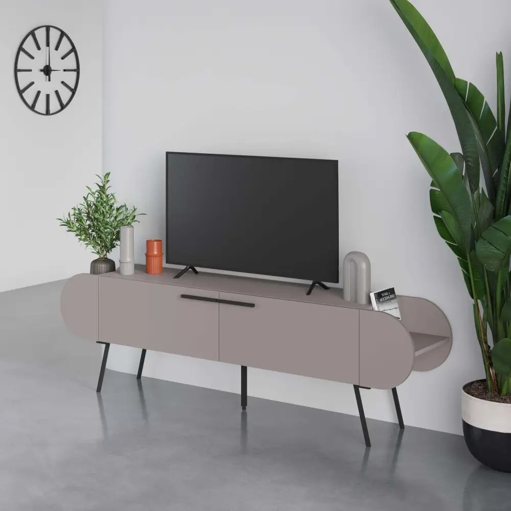 Tv Sehpası Kapsül Açık Mocha 195*57,5cm