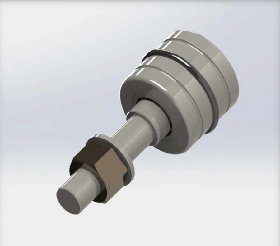 Denge Makarası Vidalı Çelik Ø45mm