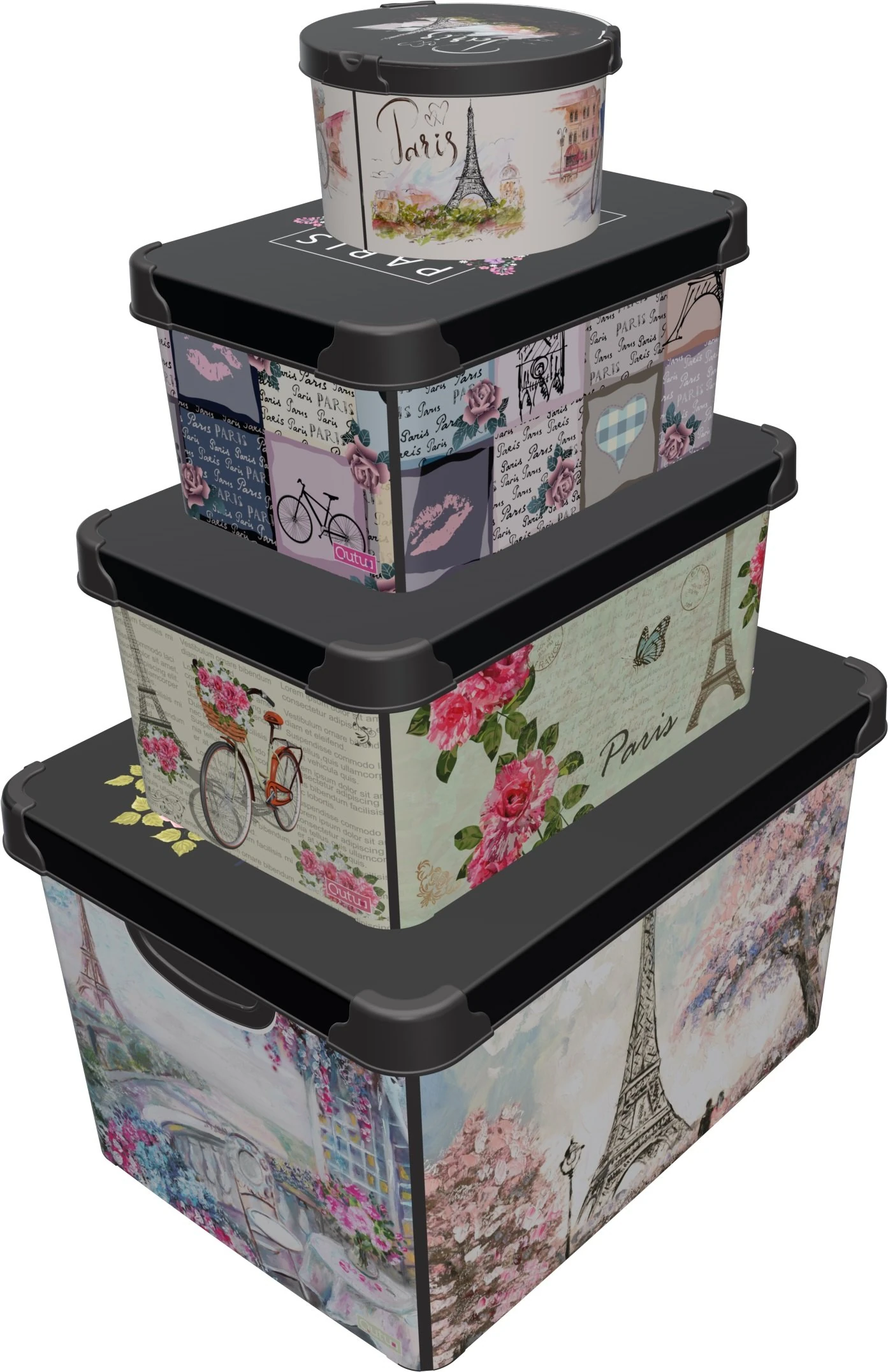 SAKLAMA KUTU SETİ 4LÜ STYLE BOX PARIS
