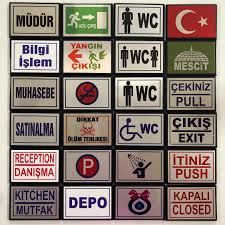 Zebra Yönlerdirme Levhası 8.5*13cm SEKRETER