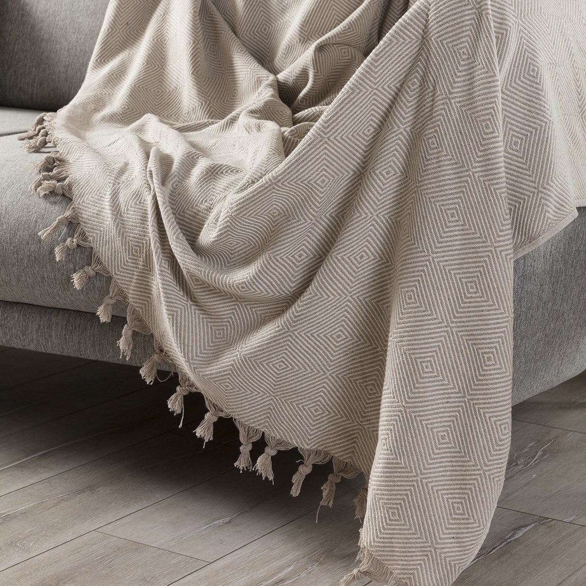 Koltuk Örtüsü Diamond Bej 180x230cm