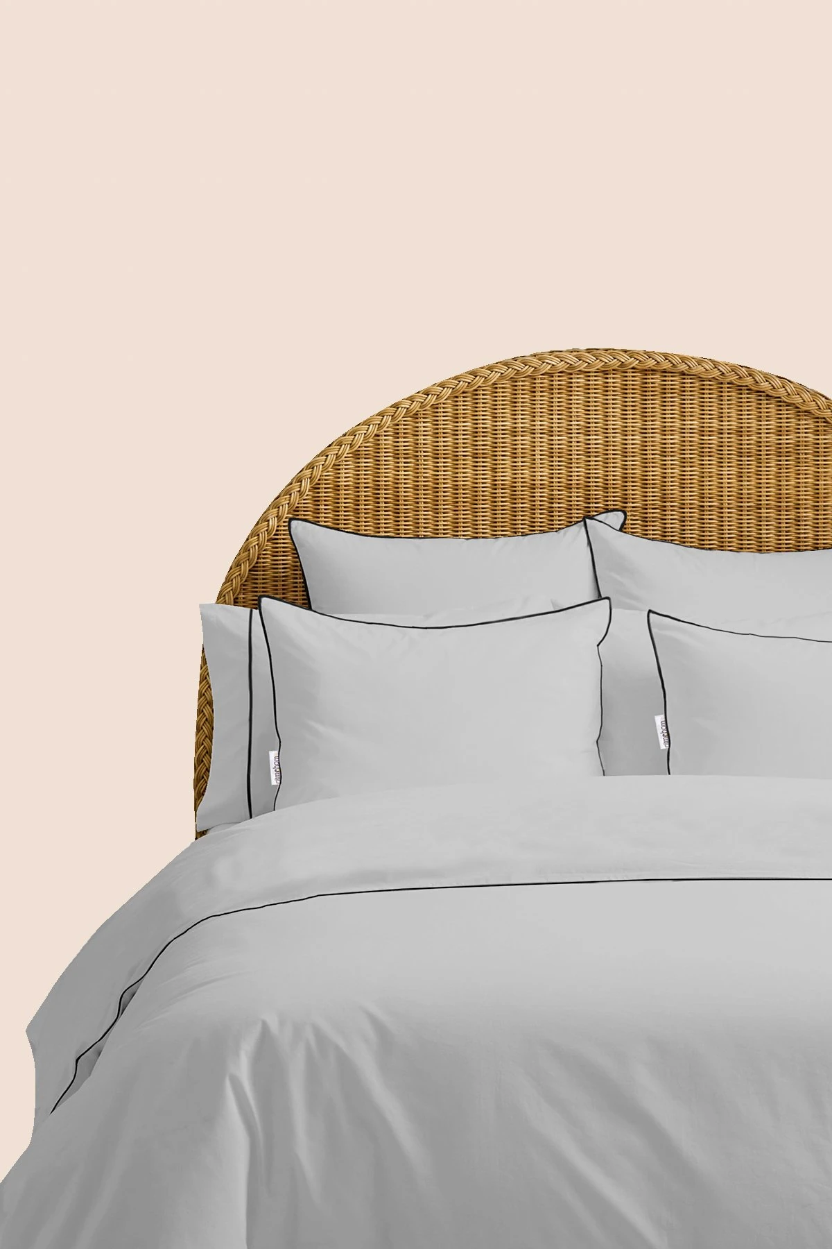 Nevresim Ç.K Gri Siyah Biyeli 200x220cm