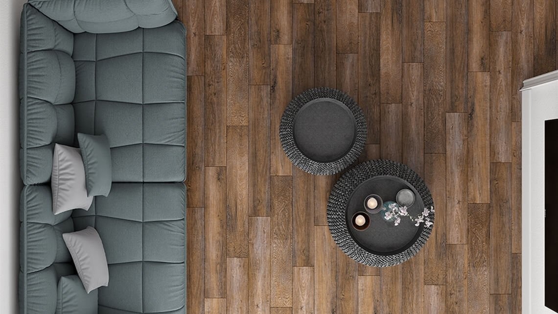 Yer-Duvar Karosu Barkwood Bej Mat 20X120