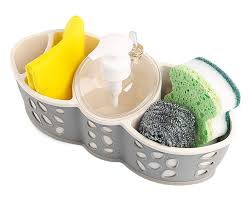 Stone Deterjan Hazneli Süngerlik Gri-Krem