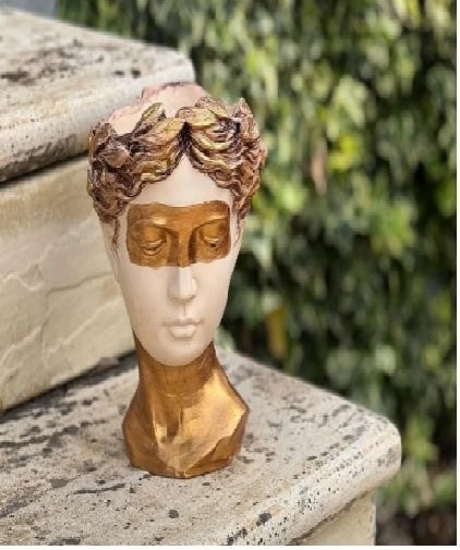 Peri Helen Saksı Krem 25cm