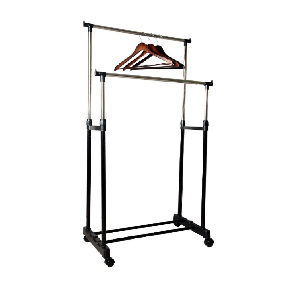 Tekerlekli  Askılık İkili 156x80x43 cm