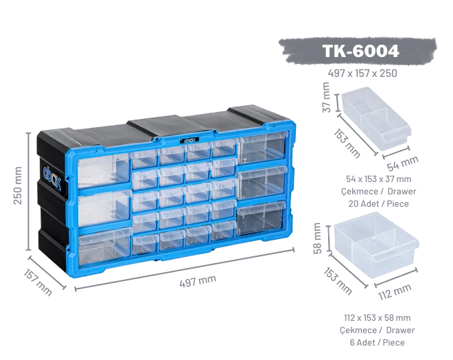 Çekmeceli Set 26lı