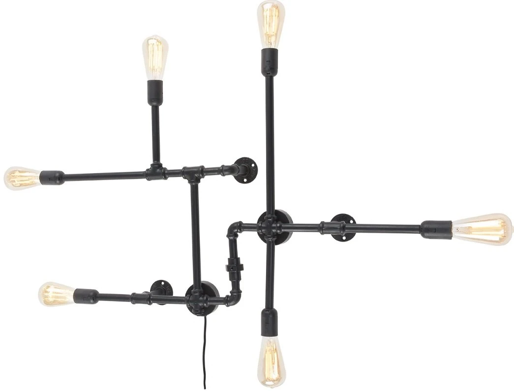Nashville Wall Lamp Iron Black