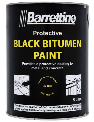 Black Bitumen Paint 5 Litre