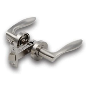 Kollu Oda Kilidi Saten Nikel