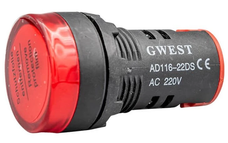 Sinyal Lambası Neon (N773) 230VAC(Mmag180-inv.150)