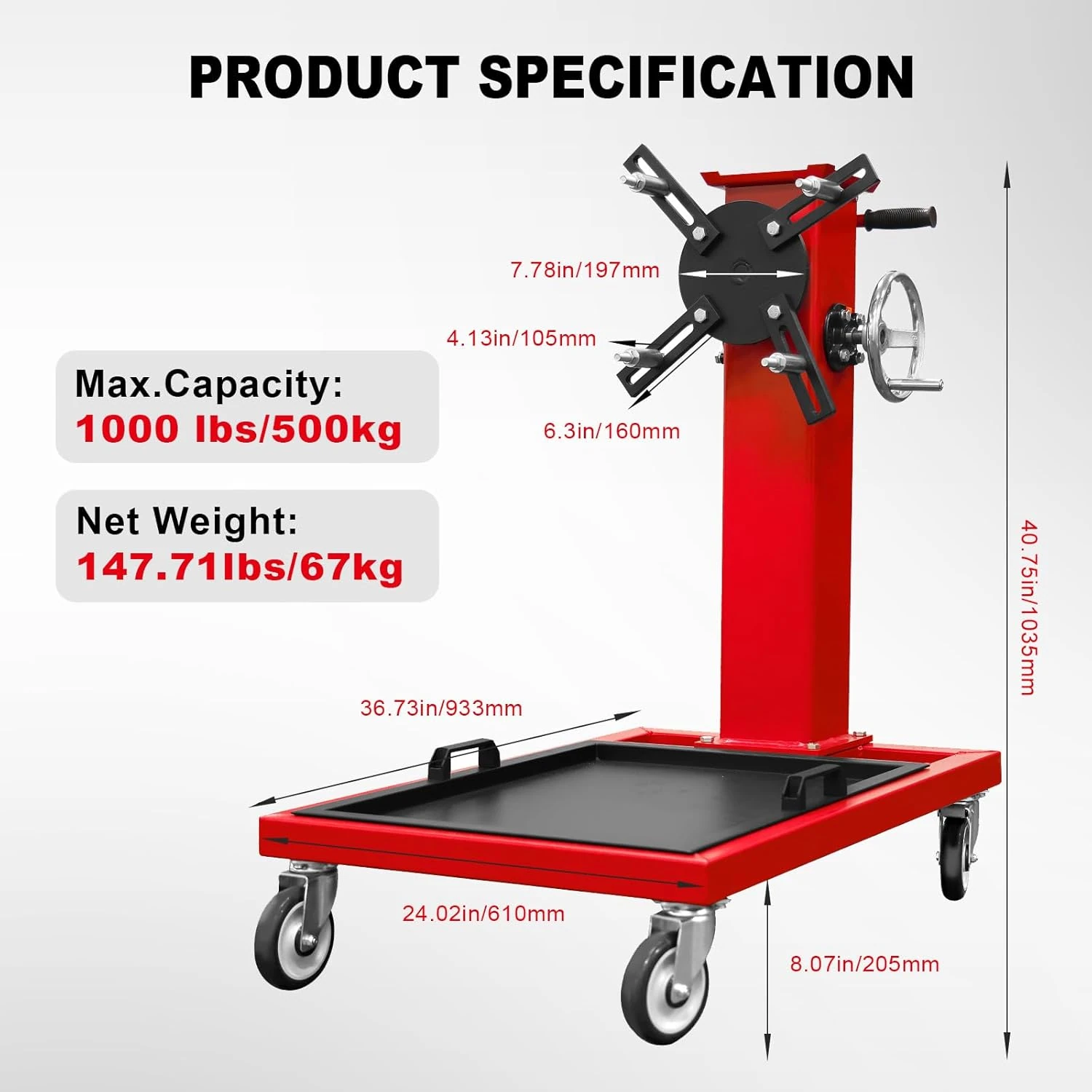 Motor Standı Profesyonel 500 kg.