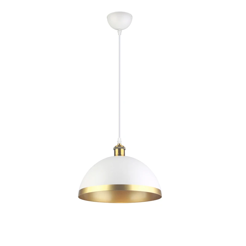 Avize Metal Tekli Sarkıt  Beyaz Gold Ø30cm