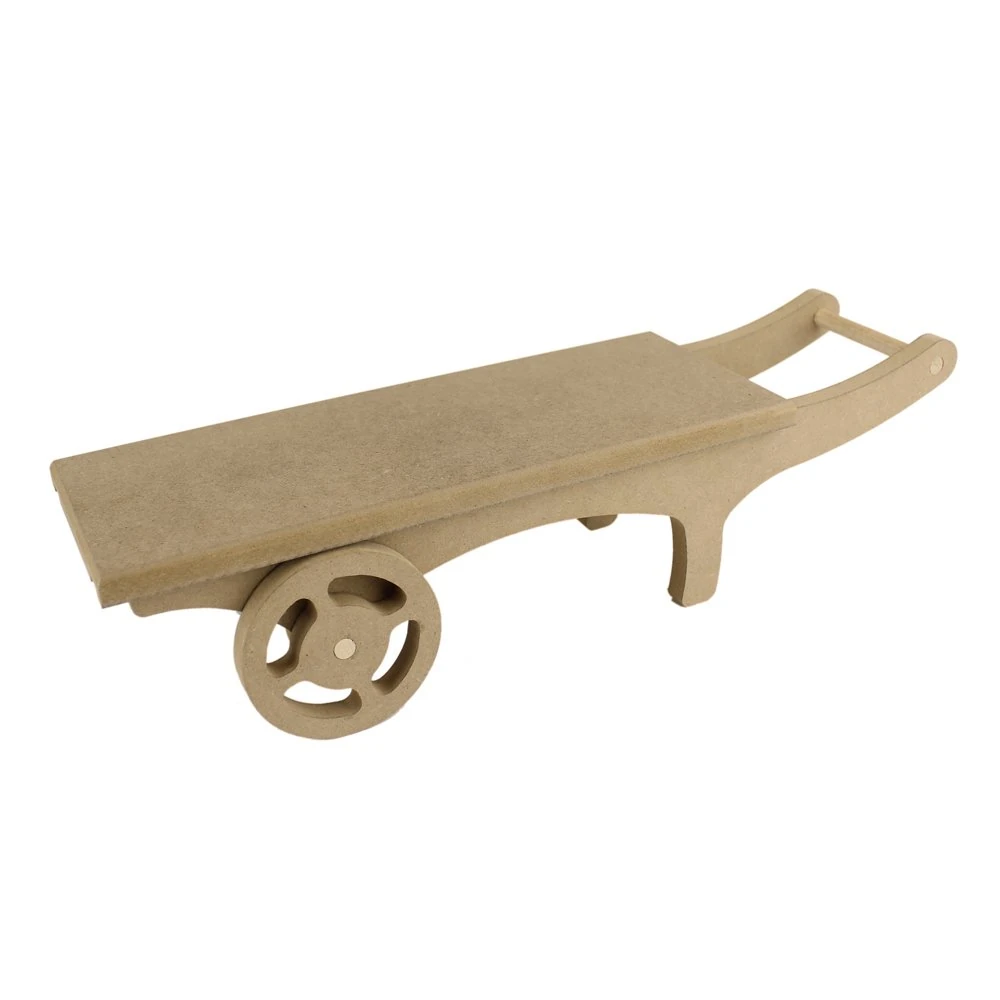 Ahşap Dekoratif Skulent Araba 35cm