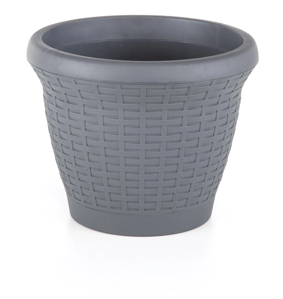 Hasır Saksı 10Lt Siyah