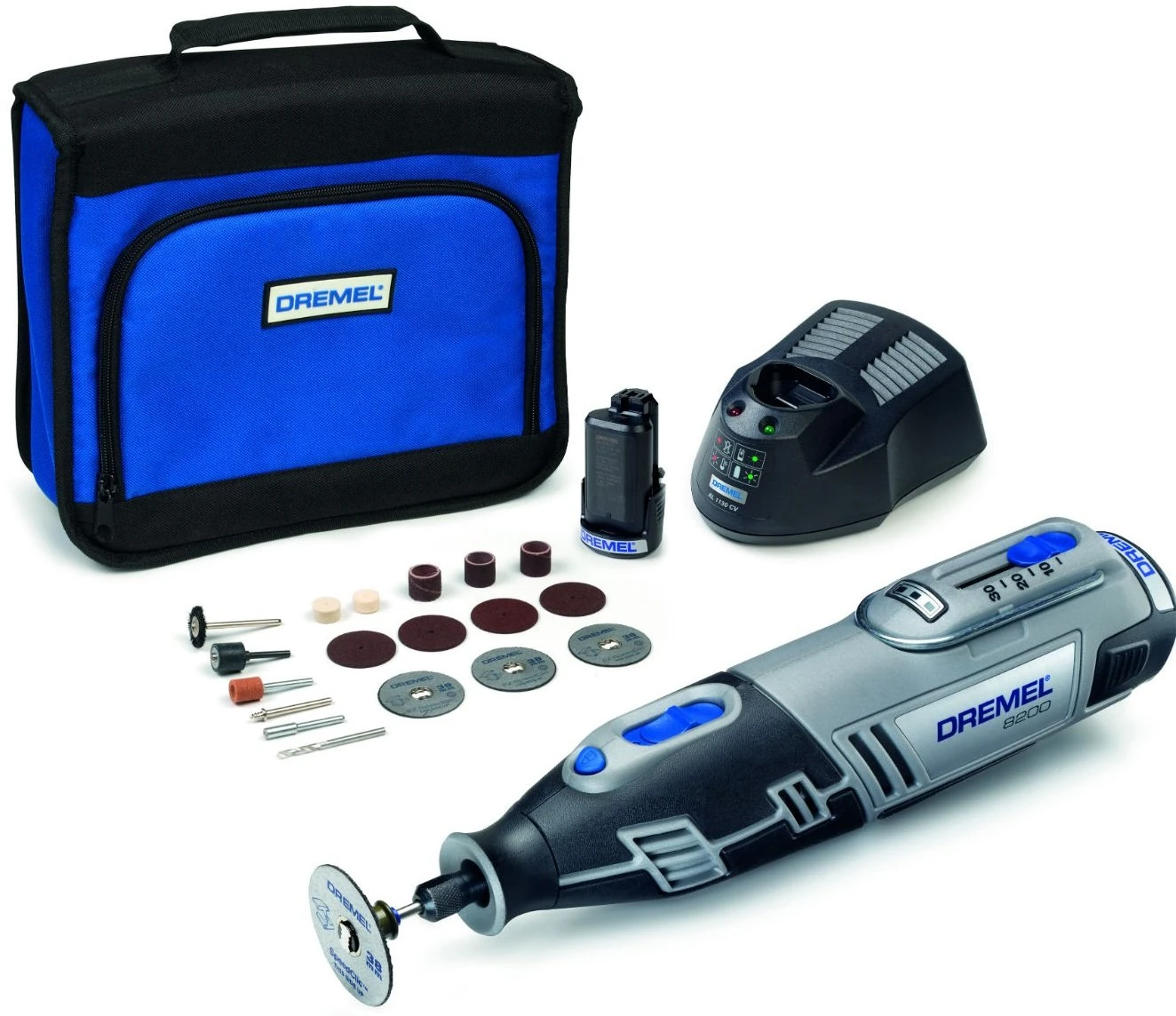 DREMEL 8200 El Motoru 10,8 Li 35Aks.+Çanta