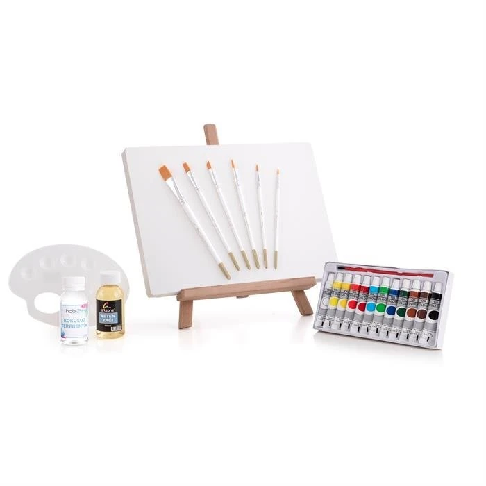 Şövale ve Yağlı Boya Başlangıç Seti