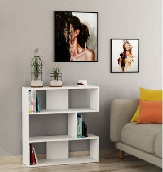 Kitalık Molly No 1 Beyaz 94*89*30,5cm