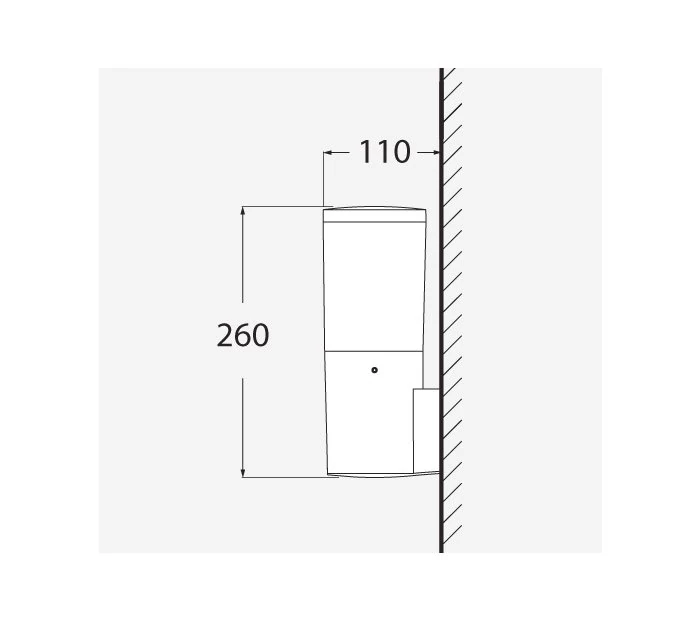 Fumagalli Arm. Duvar Ledli 8w Amelia Wall Siyah
