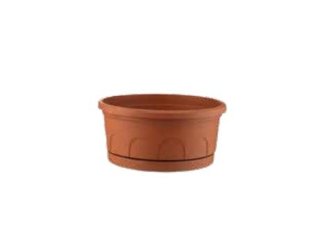 Leader Saksı Kase Altlıklı Kahve Çap 30cm