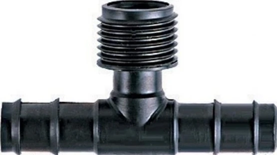 Te Hortum Bağlantı M13mm*M1/2"*M13mm 2 adet