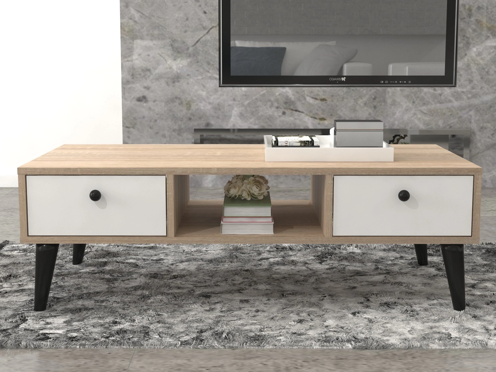 Orta Sehpa Arex Sonomo - Beyaz