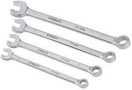 Kombine Anahtar Tk.4 parça Set Cırcırlı Açık Ağız