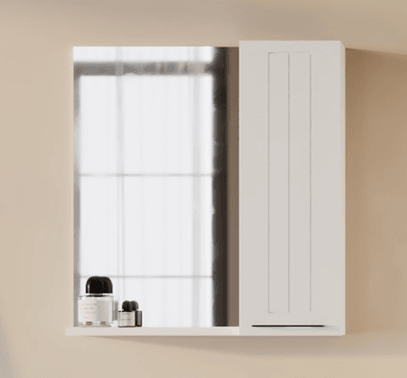 Banyo Dolabı Maya Üst  Beyaz 80 cm