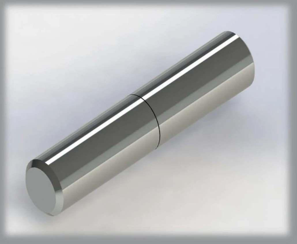 Mil Menteşe Normal Düz 22mm