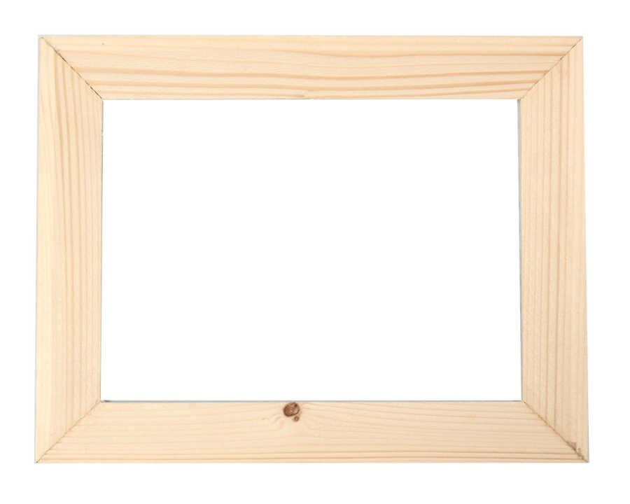 Ahşap Çerçeve Doğal Ağaç 26*20cm