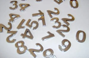 Harf Villa Boy 8.5cm Krom İ