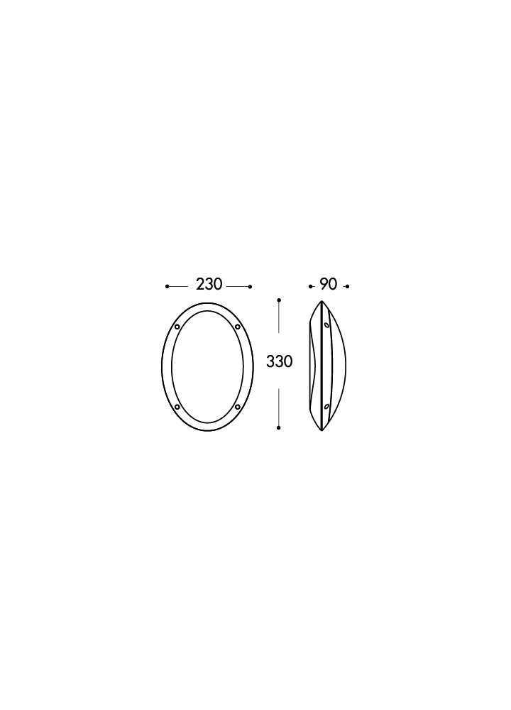 Fumagalli Arm. Tavan Maddi Gri Opak E27 Fg