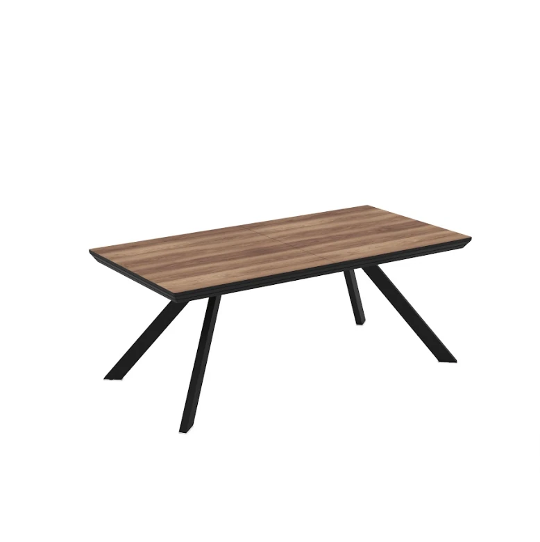 Masa Corın Hazar Süper Mat Ceviz 200-277*100*76cm