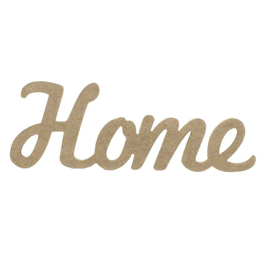 Ahşap Home Yazı 35cm