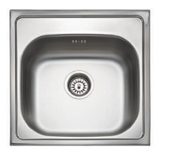 Paslanmaz Ç.Evye Sade Göz 50*50cm 55mmGider T.üstü