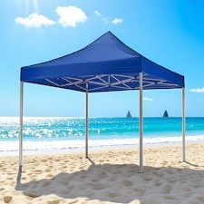 Gazebo Çadır Branda Kare 3x3 10527F Mavi