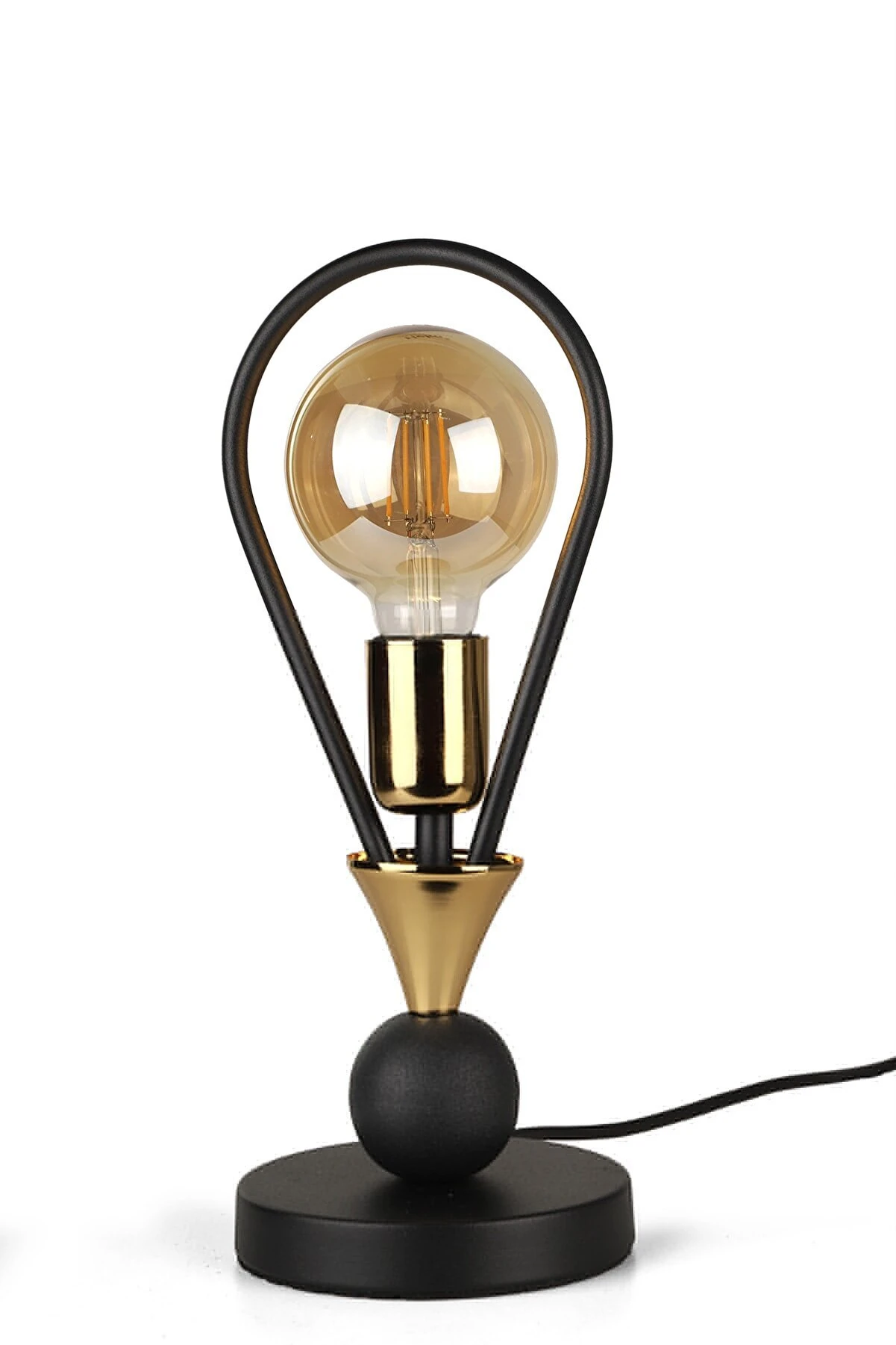 Masa Lambası Fırtına Siyah