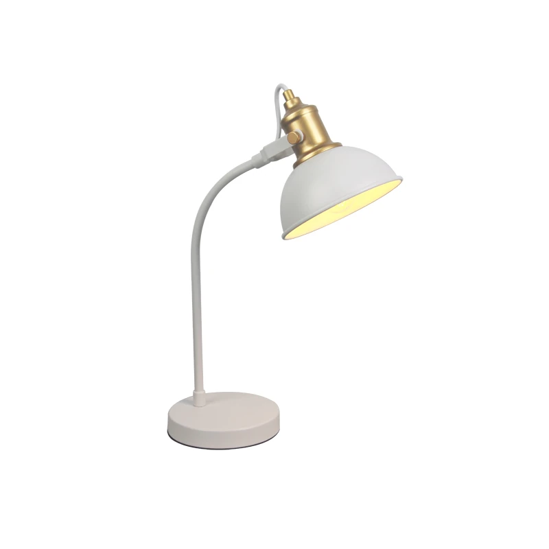Çalışma Masa Lambası Metal Beyaz