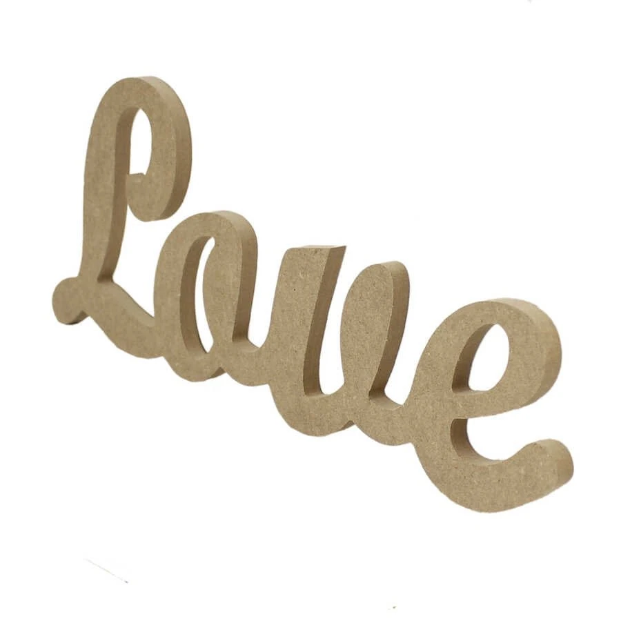 Ahşap Love Yazı 35cm