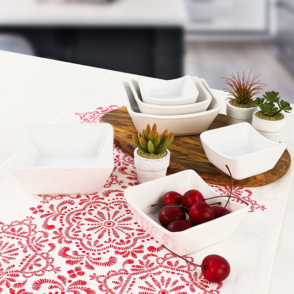 Çerezlik Kare 11cm Krem