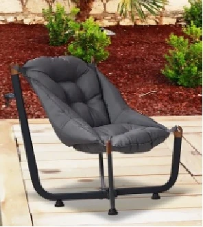 Katlanır Lüks Sandalye Elit  Antrasit 76*91*88cm