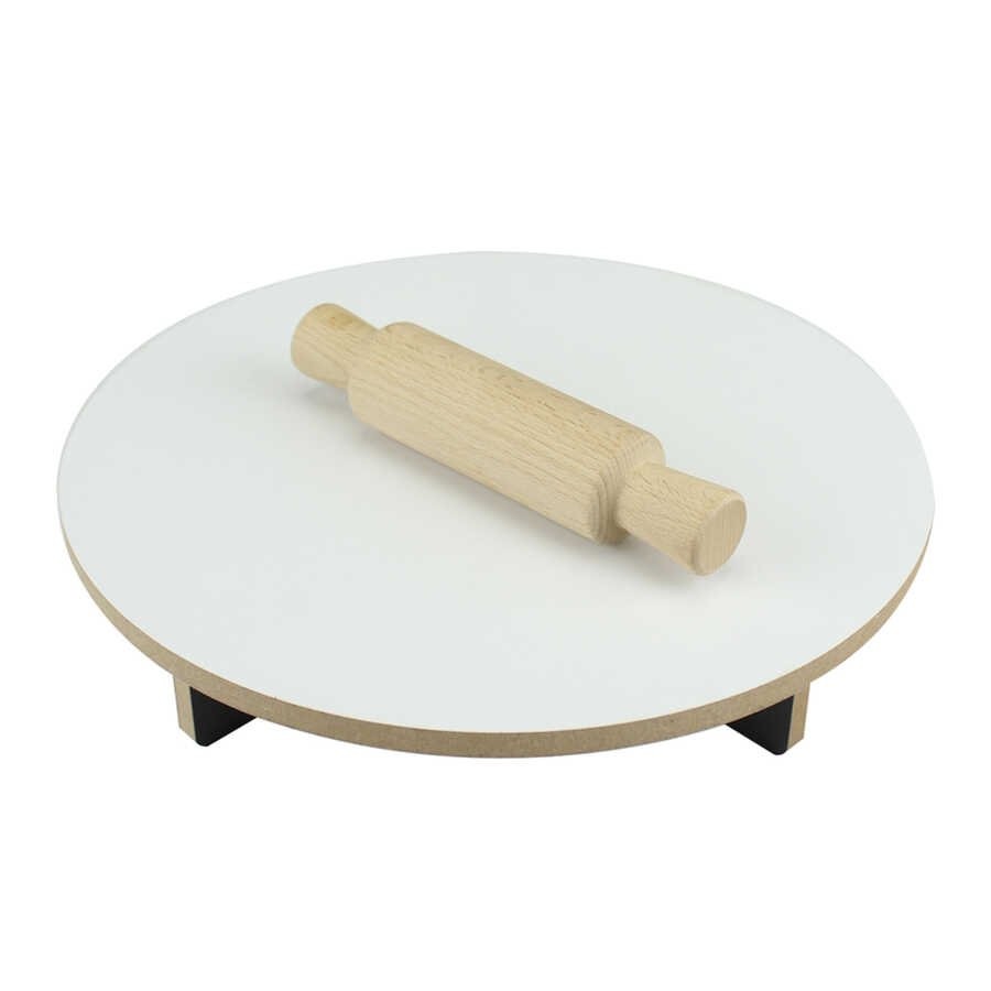 Ahşap Merdana ve Masası 26*5*26cm